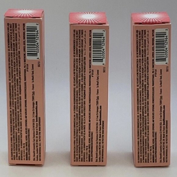 3 Pc Benefit 24-HR Brow Setter Eyebrow Gel Invisible Clear 2ml Each Mini Travel - Picture 3 of 7